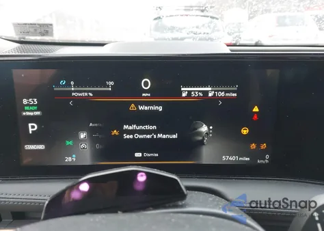 2023 Nissan Ariya Empower+ z USA, uszkodzony, nr VIN JN1BF0BA5PM404138